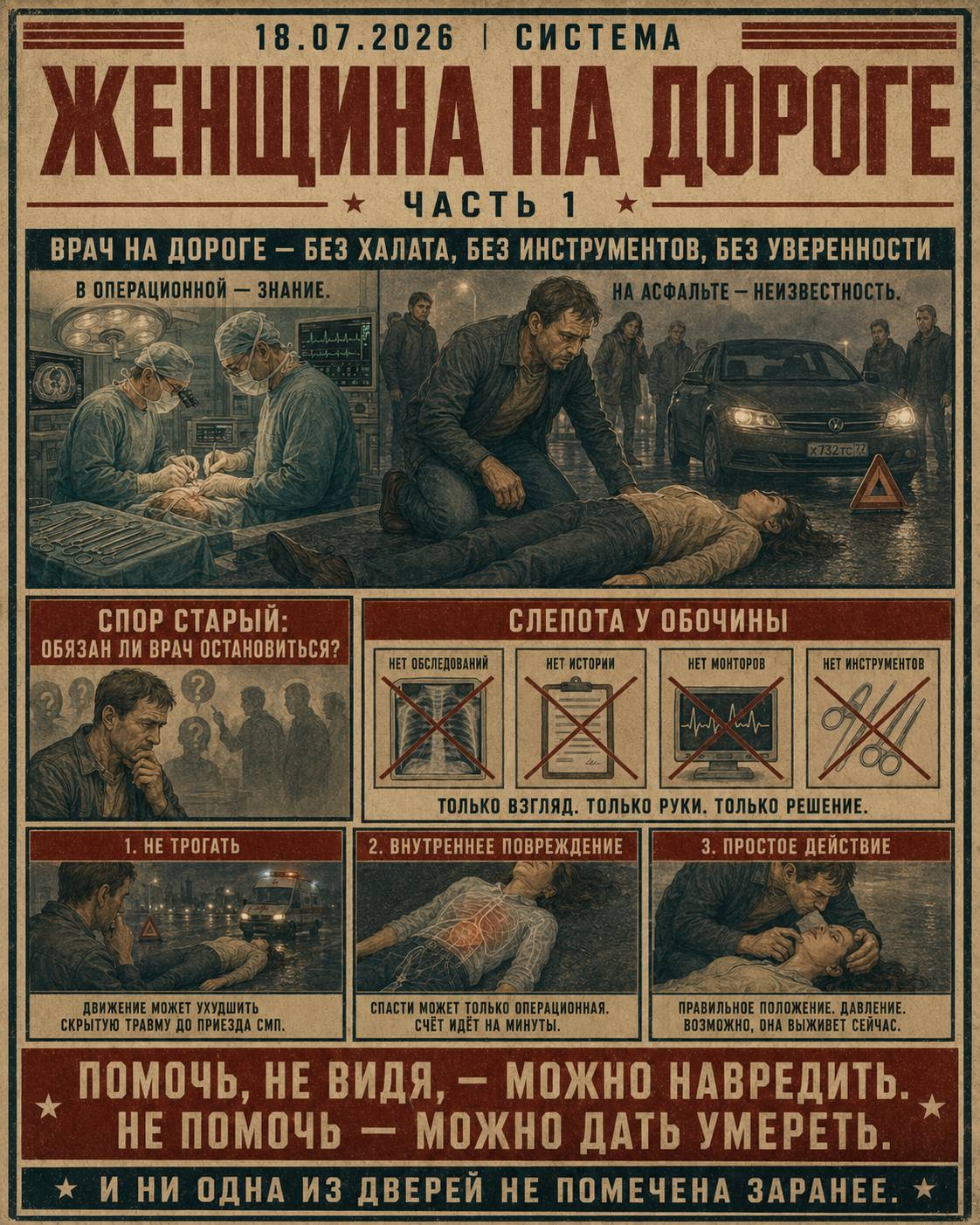 Система │ Женщина на дороге. Часть 1
