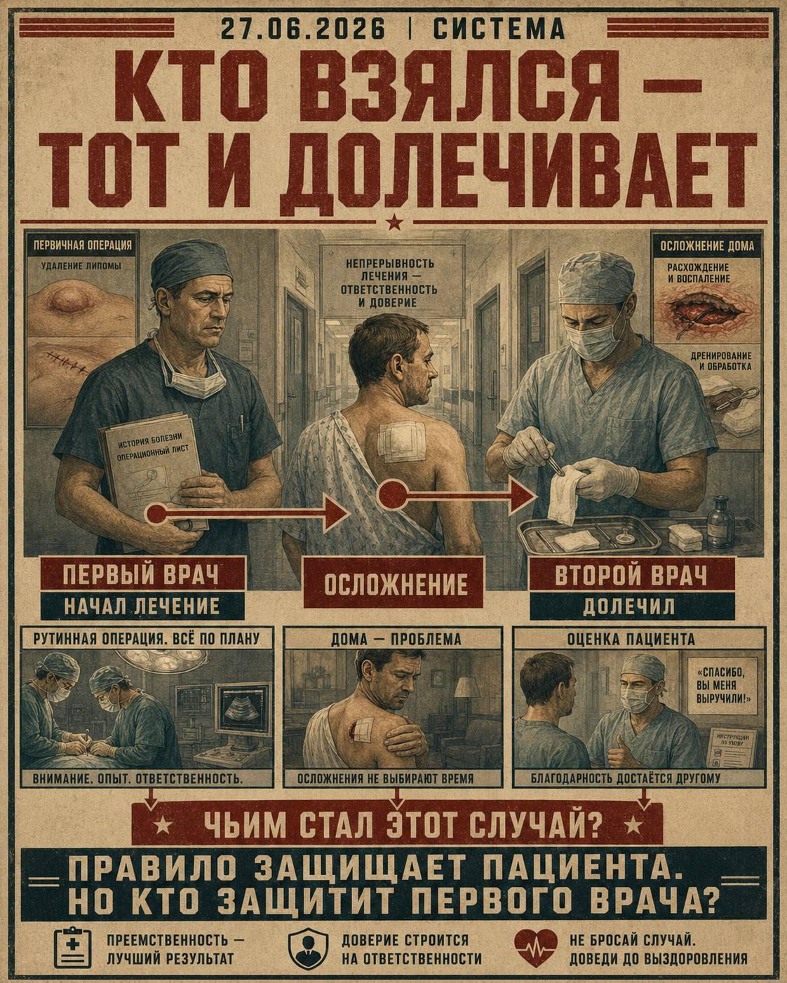 Система │ Кто взялся — тот и долечивает